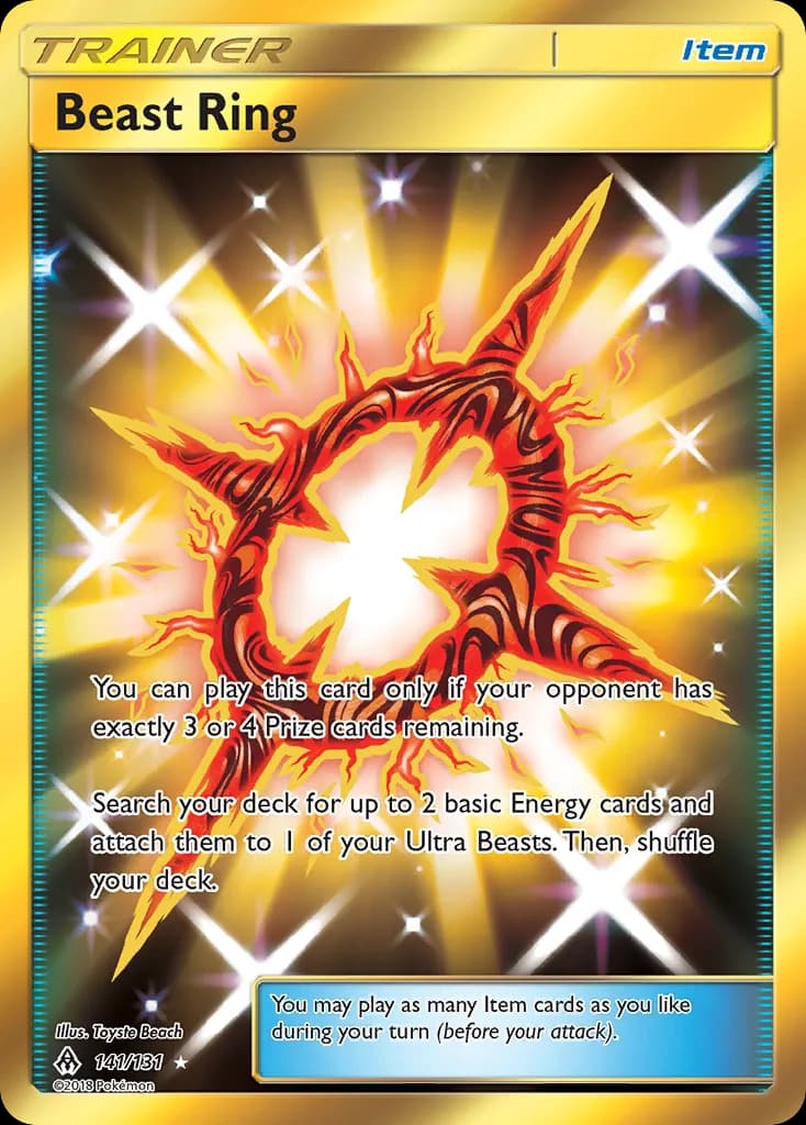 Forbidden Light Beast Ring card front, 141/131