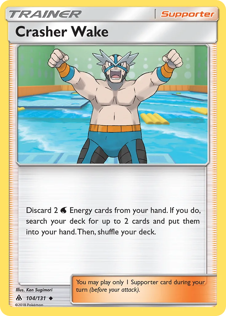 Forbidden Light Crasher Wake card front, 104/131