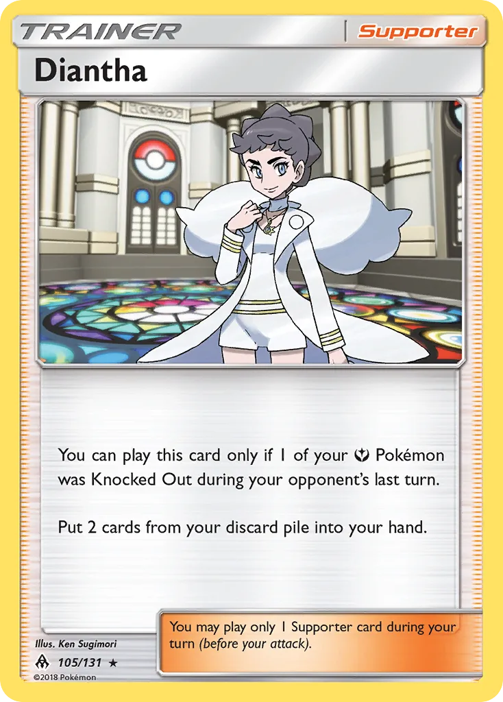 Forbidden Light Diantha card front, 105/131
