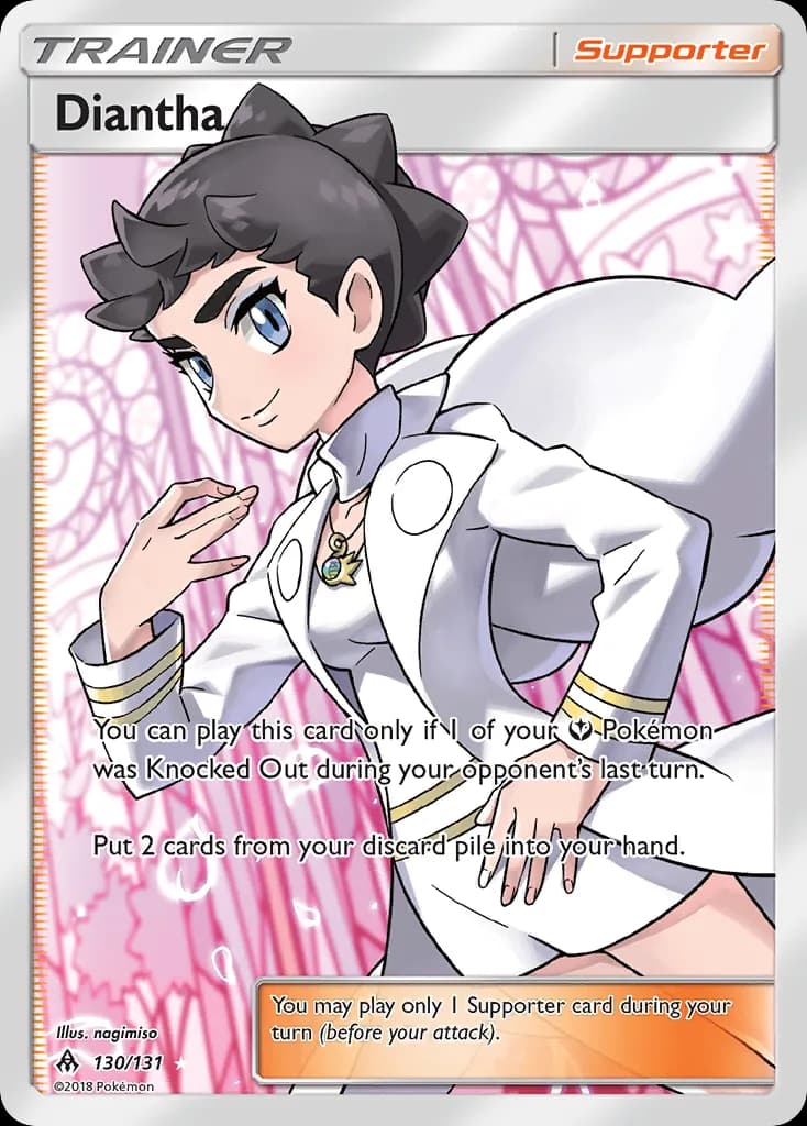 Forbidden Light Diantha card front, 130/131