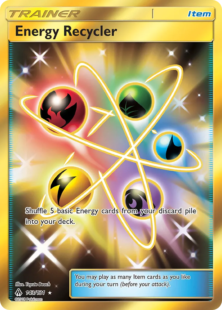 Forbidden Light Energy Recycler card front, 143/131
