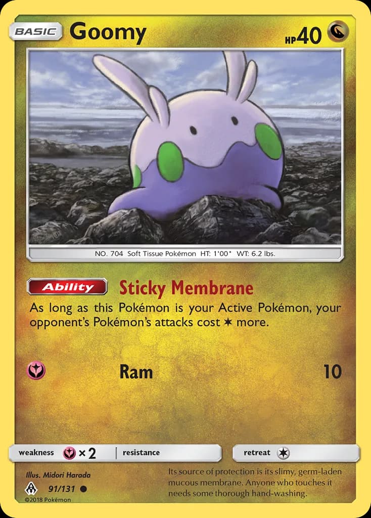 Forbidden Light Goomy card front, 91/131