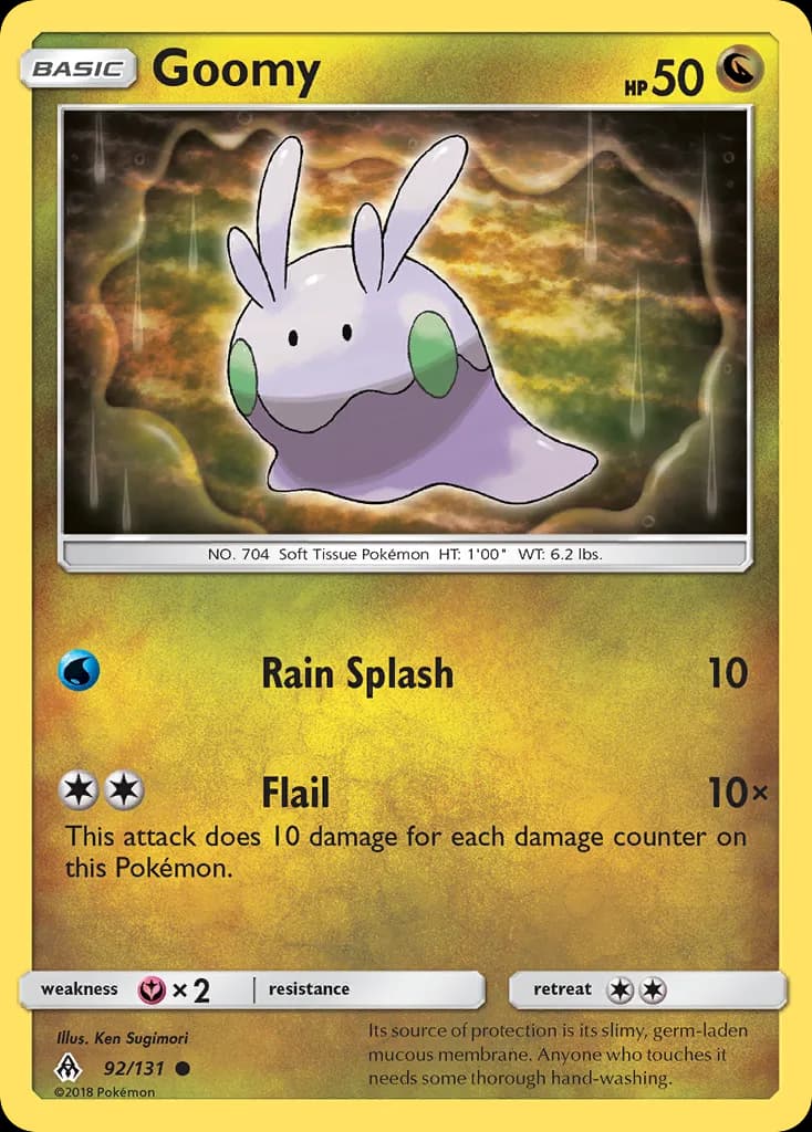 Forbidden Light Goomy card front, 92/131