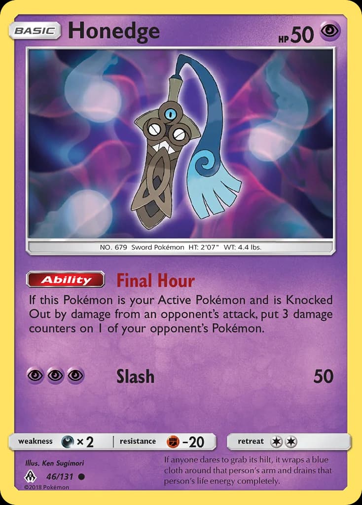 Forbidden Light Honedge card front, 46/131