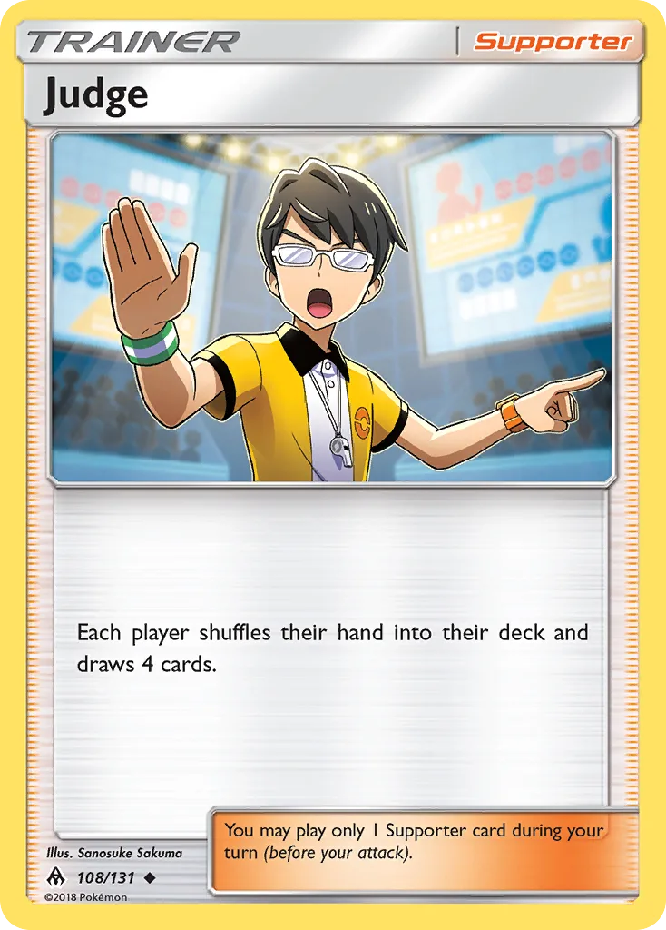 Forbidden Light Judge card front, 108/131