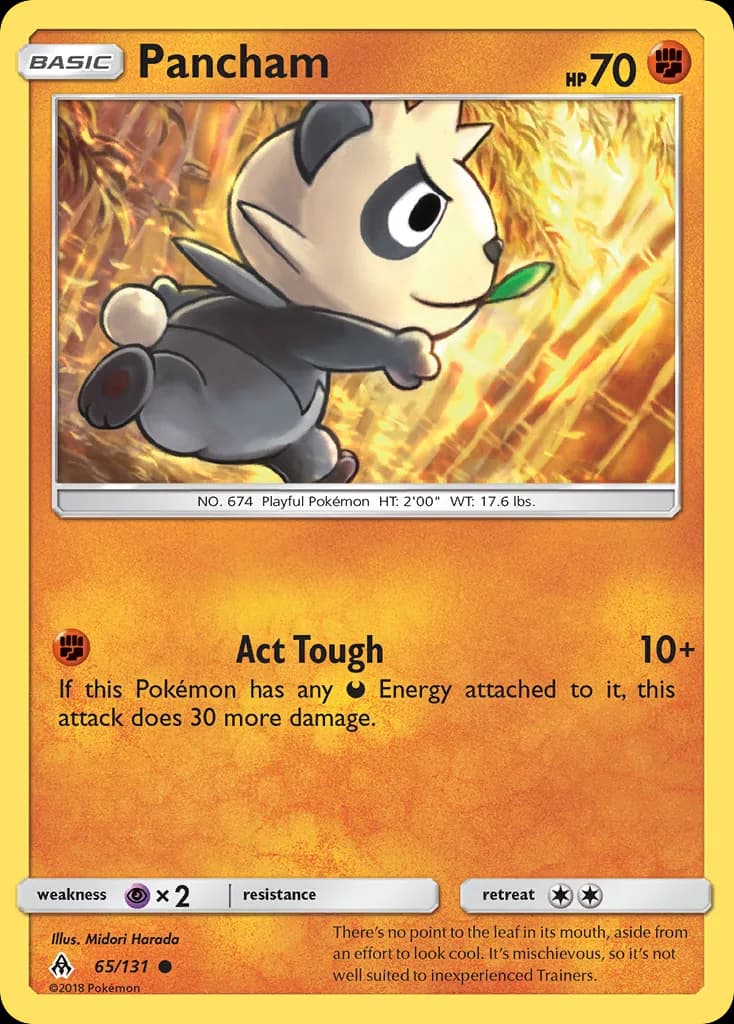 Forbidden Light Pancham card front, 65/131