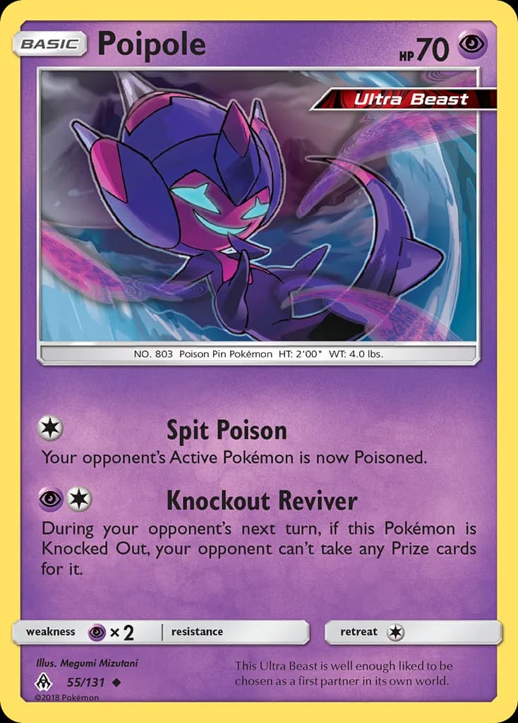 Forbidden Light Poipole card front, 55/131