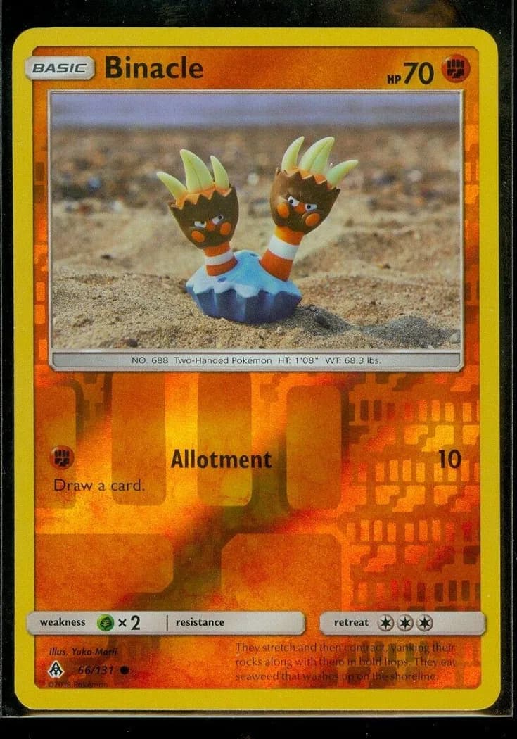 Binacle reverse holo card front, Forbidden Light 66/131