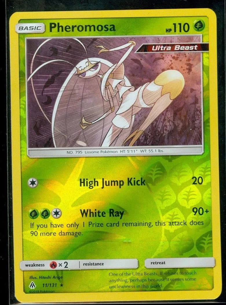 Pheromosa reverse holo card front, Forbidden Light 11/131