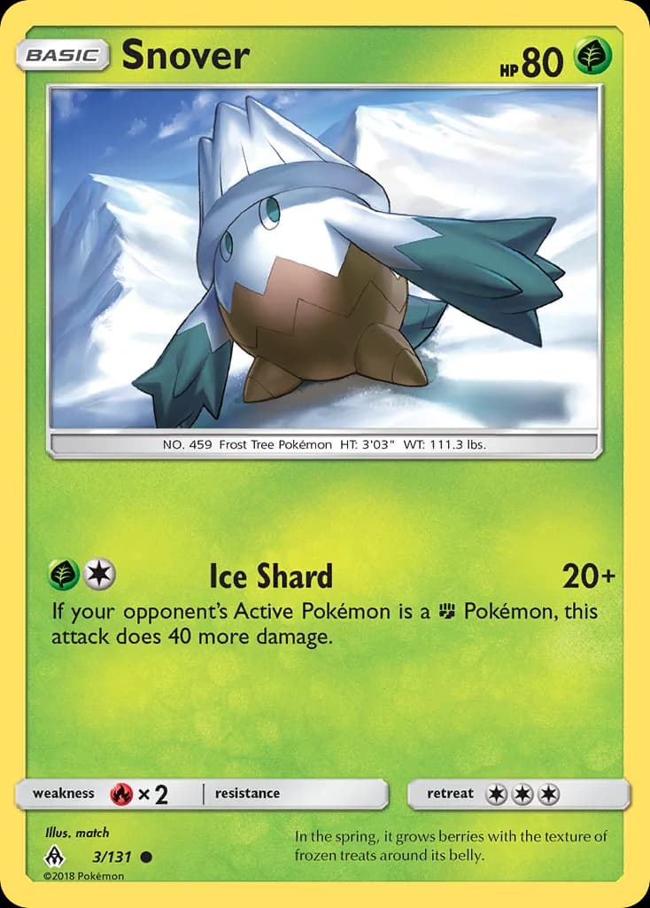 Forbidden Light Snover card front, 3/131