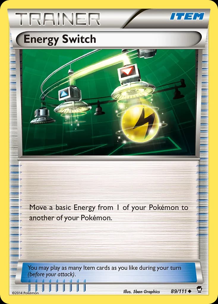 Furious Fists Energy Switch card front, 89/111