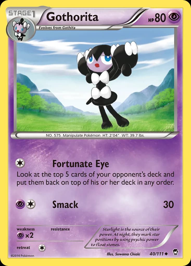 Furious Fists Gothorita card front, 40/111