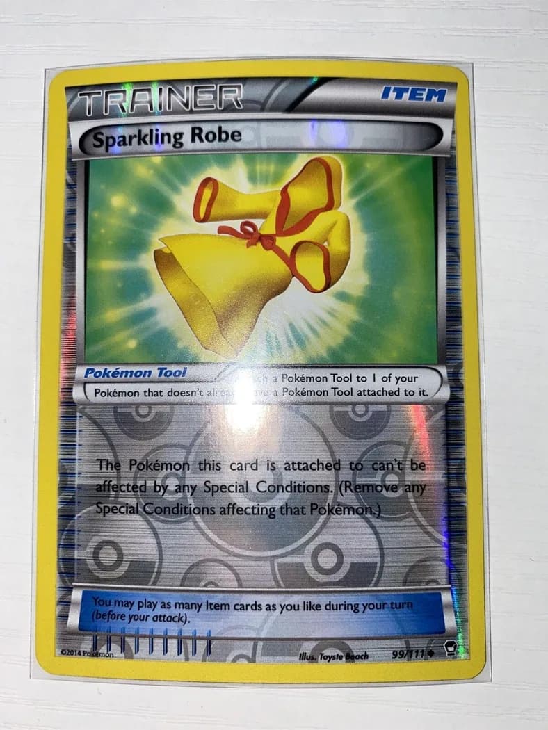 Sparkling Robe reverse holo card front, Furious Fists 99/111