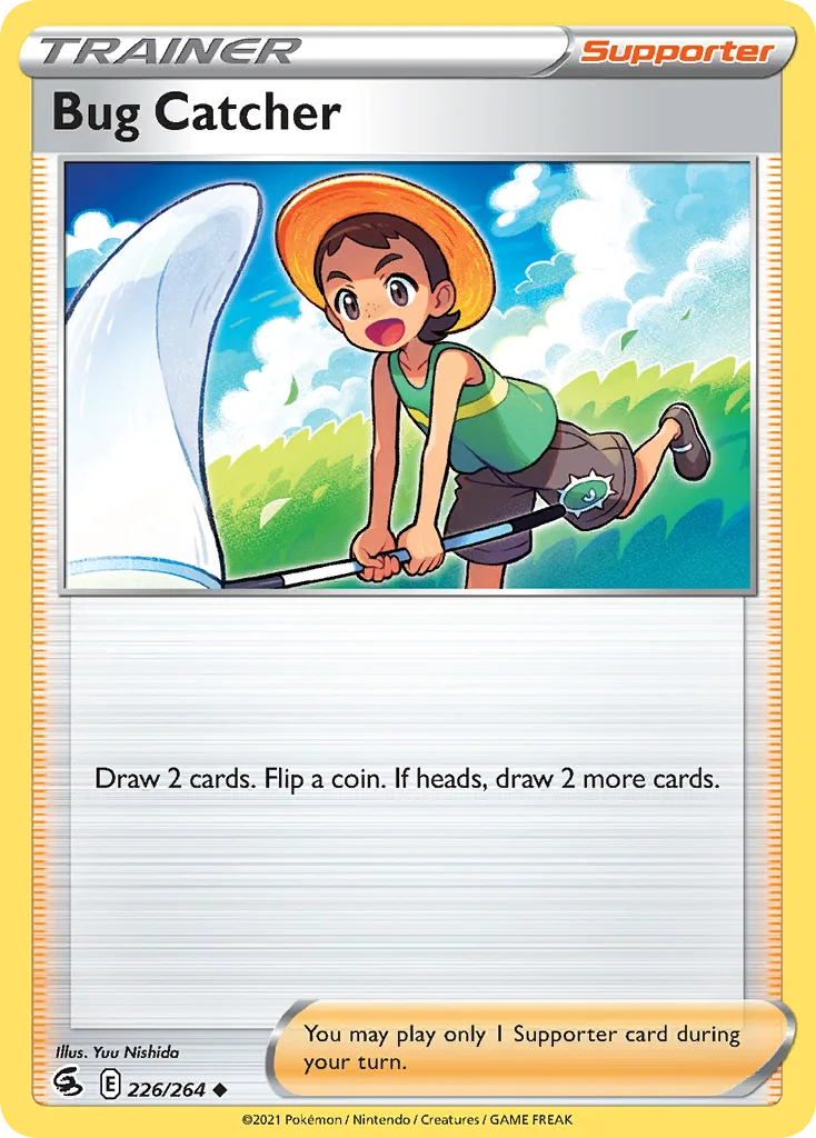 Fusion Strike Bug Catcher card front, 226/264