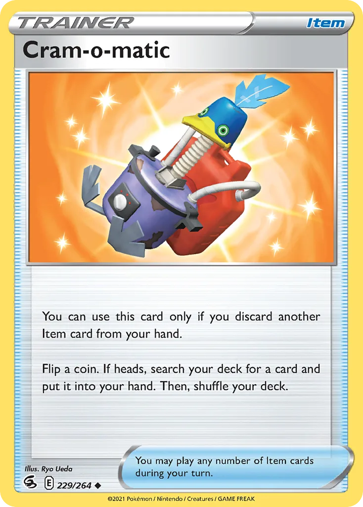 Fusion Strike Cram-o-matic card front, 229/264
