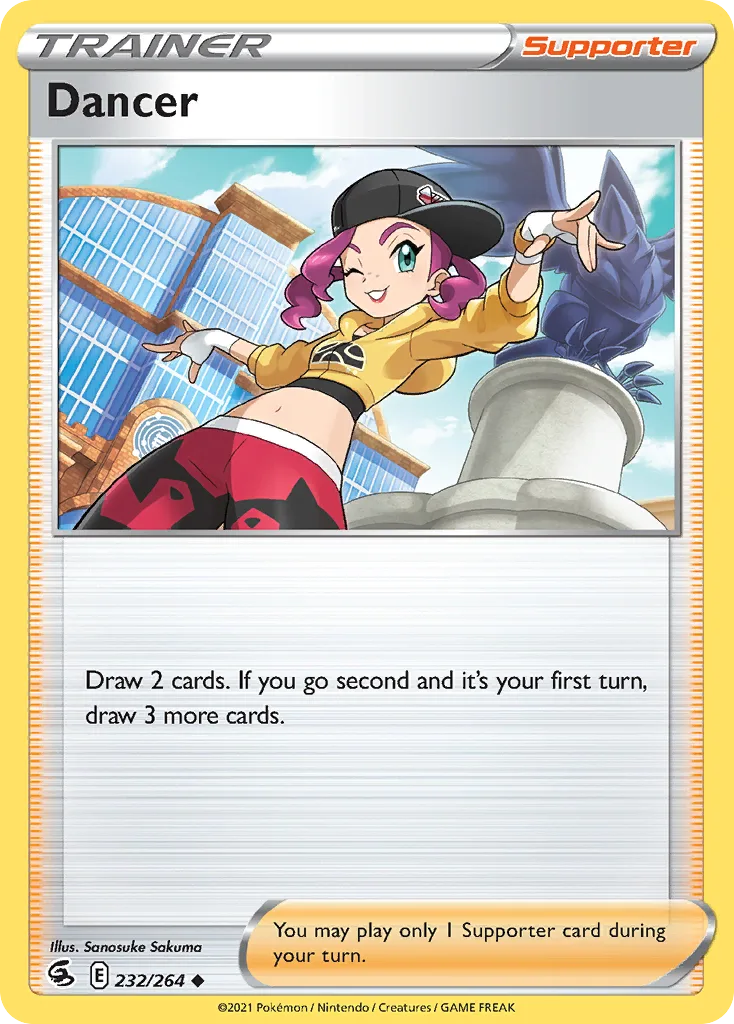 Fusion Strike Dancer card front, 232/264