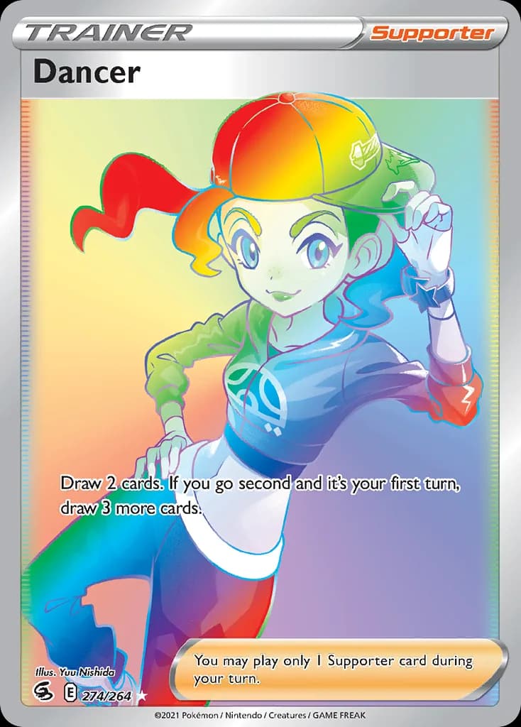 Fusion Strike Dancer card front, 274/264