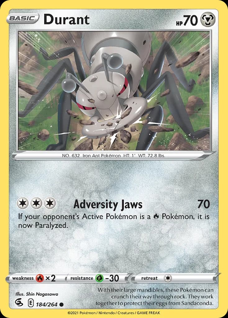 Fusion Strike Durant card front, 184/264