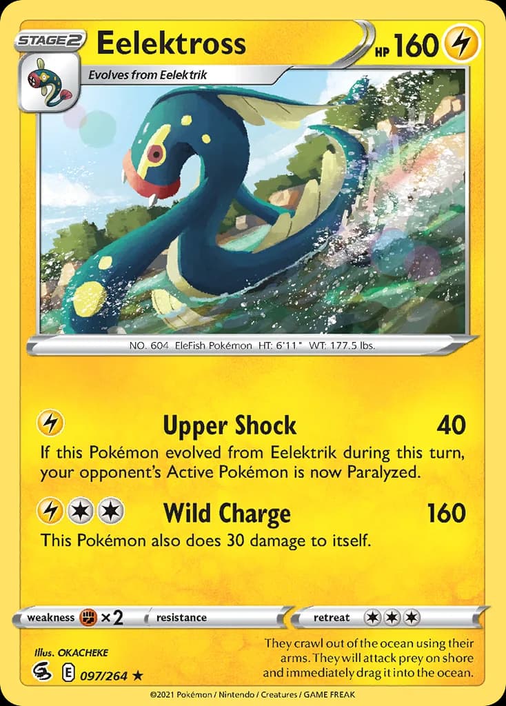 Fusion Strike Eelektross card front, 97/264