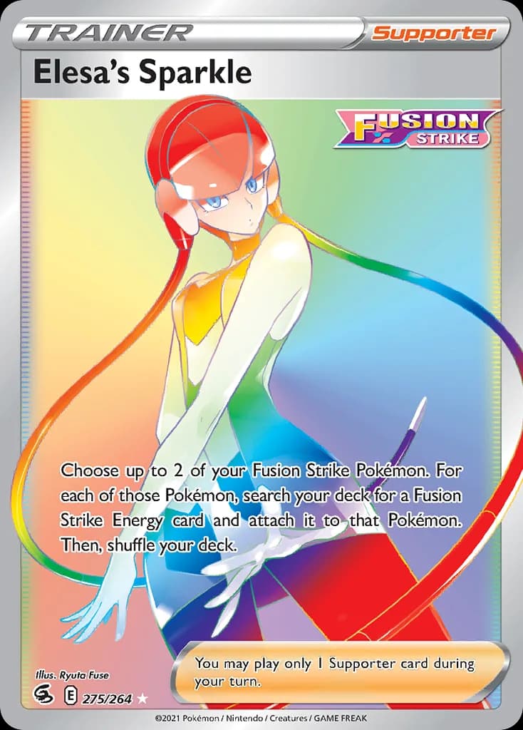 Fusion Strike Elesa's Sparkle card front, 275/264