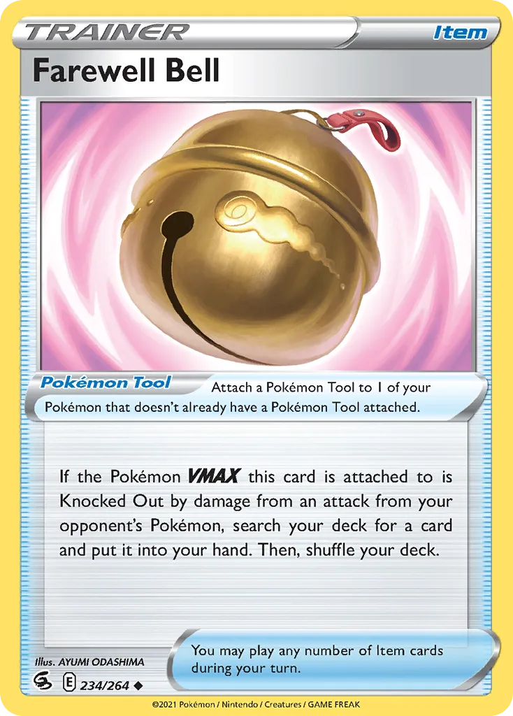 Fusion Strike Farewell Bell card front, 234/264
