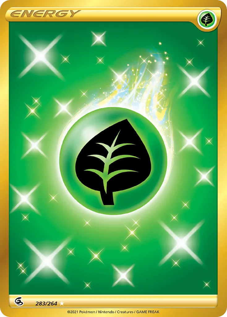 Fusion Strike Grass Energy card front, 283/264
