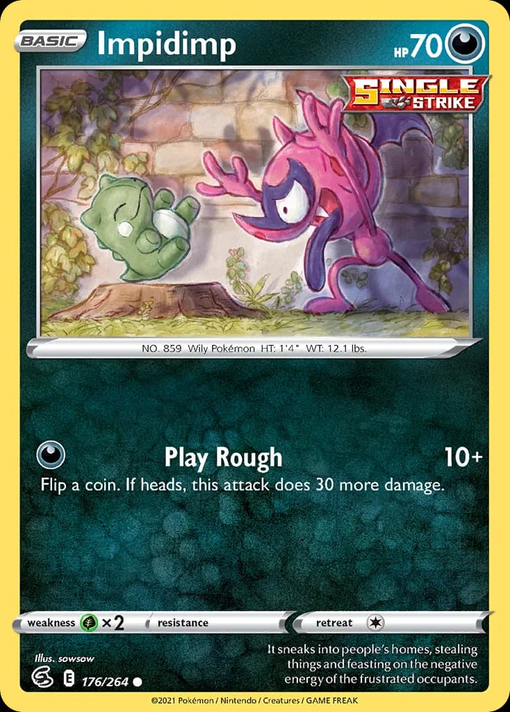 Fusion Strike Impidimp card front, 176/264