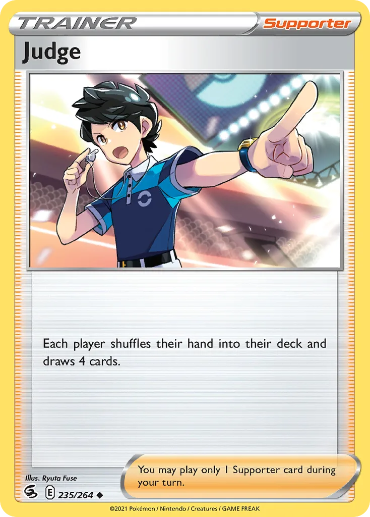 Fusion Strike Judge card front, 235/264