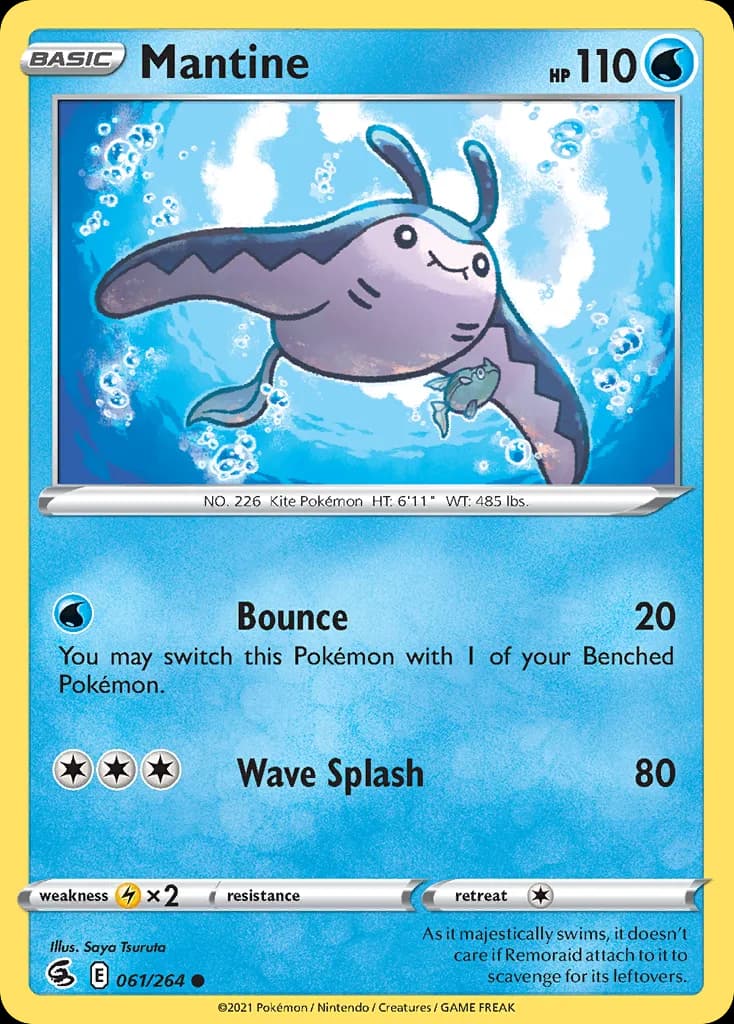 Fusion Strike Mantine card front, 61/264