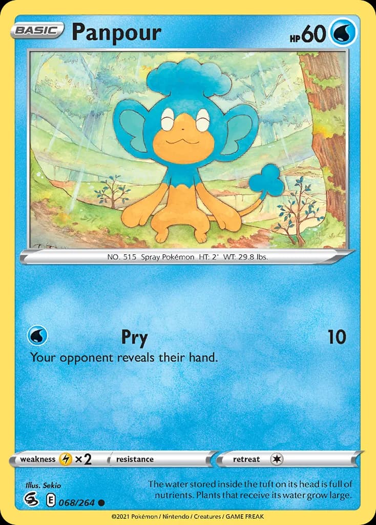 Fusion Strike Panpour card front, 68/264