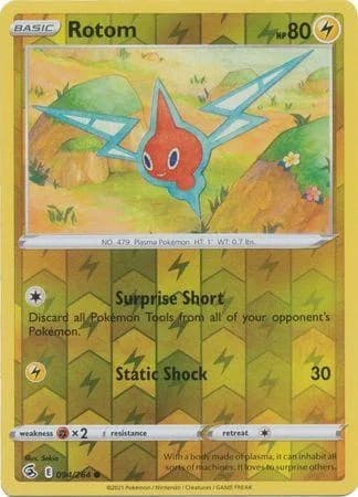 Rotom reverse holo card front, Fusion Strike 94/264