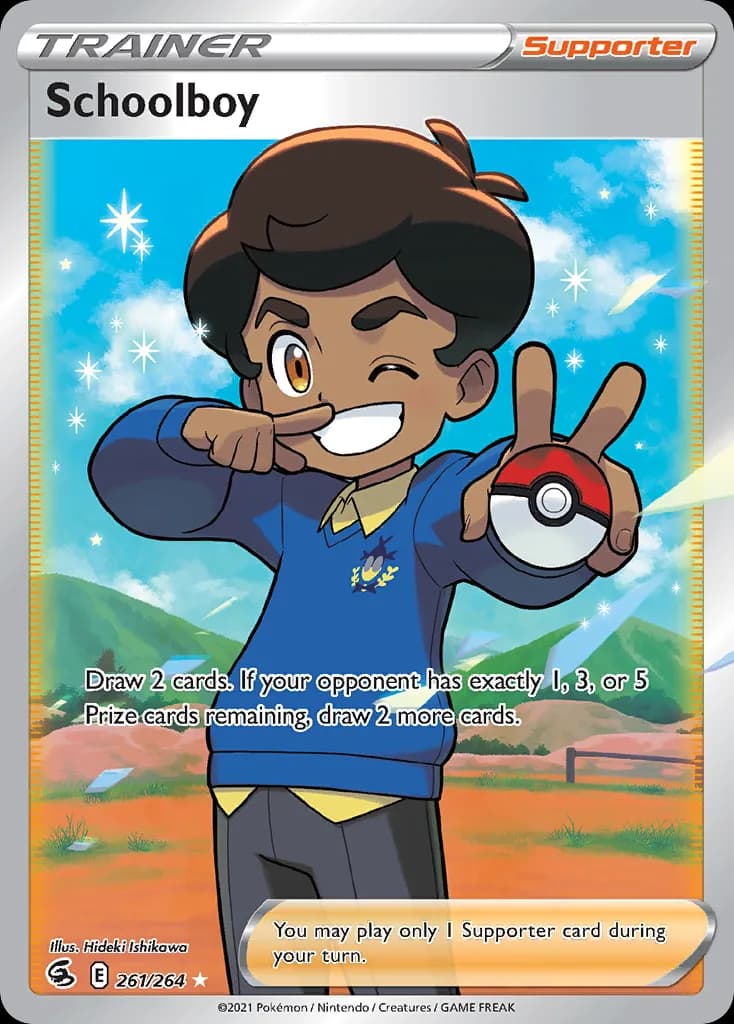 Fusion Strike Schoolboy card front, 261/264