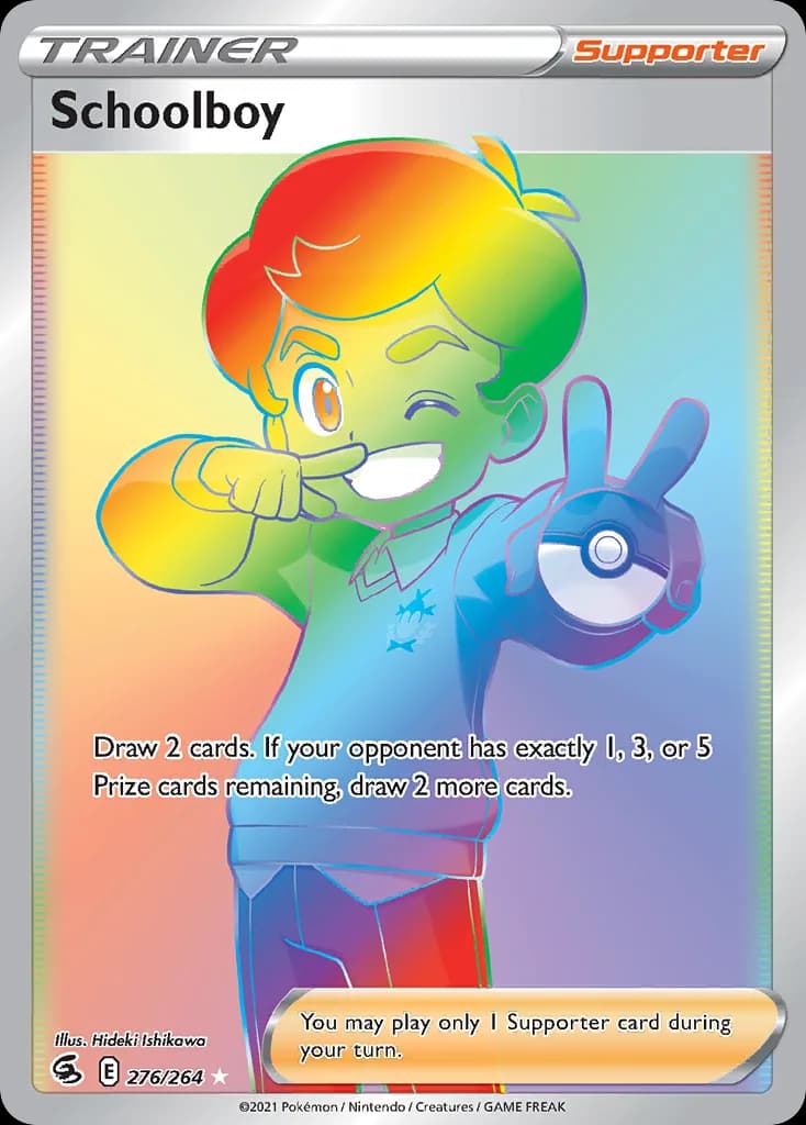 Fusion Strike Schoolboy card front, 276/264