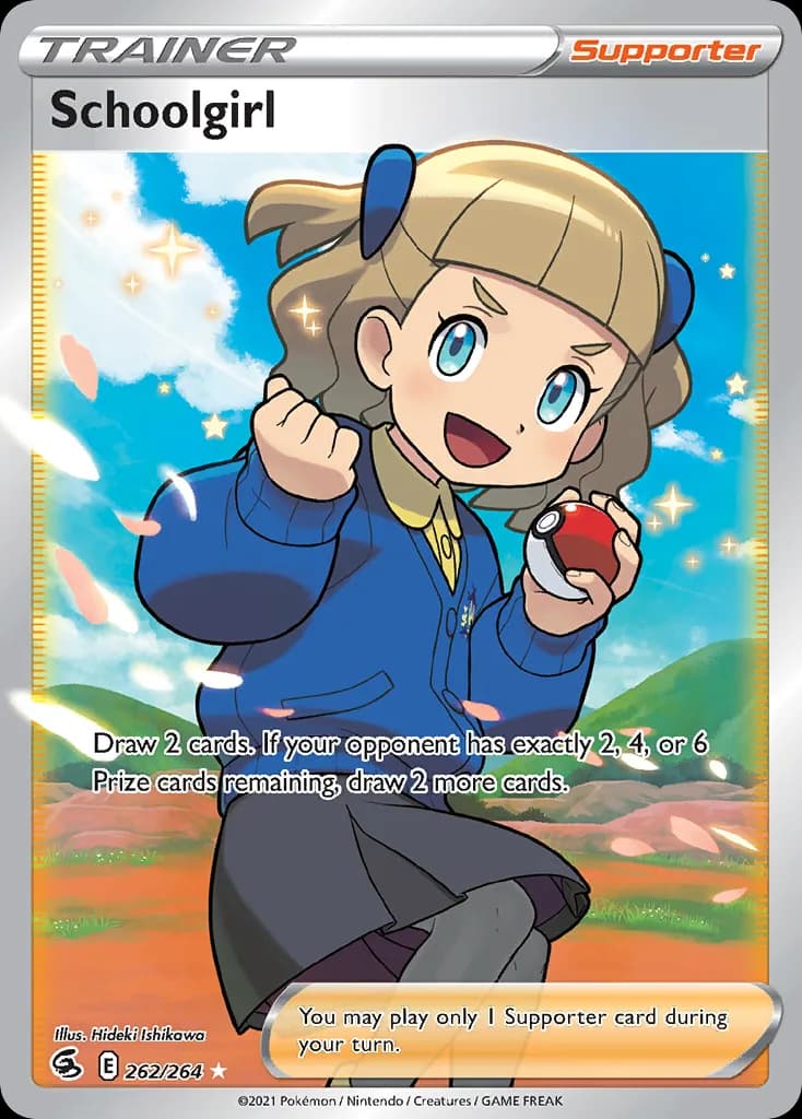 Fusion Strike Schoolgirl card front, 262/264
