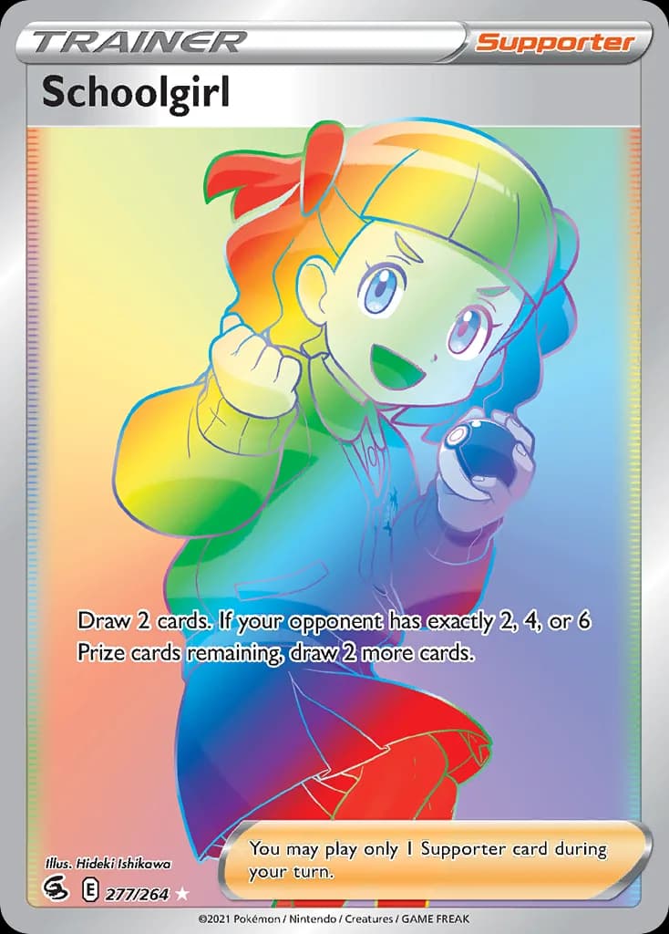 Fusion Strike Schoolgirl card front, 277/264
