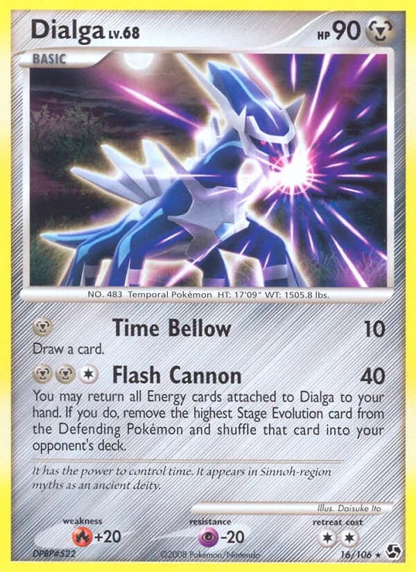 Dialga card front, Great Encounters 16/106