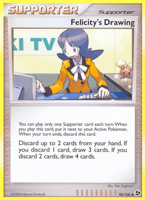 Great Encounters Felicity's Drawing card front, 98/106