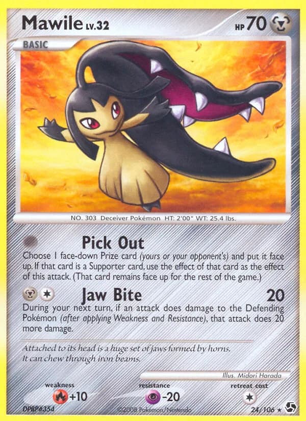 Great Encounters Mawile card front, 24/106