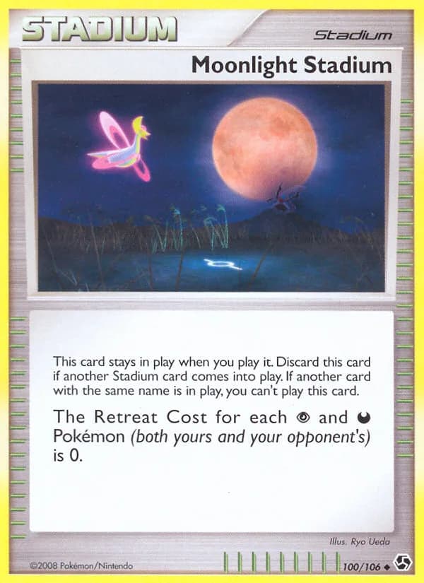 Great Encounters Moonlight Stadium card front, 100/106