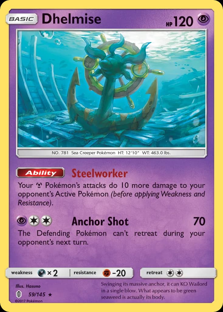 Guardians Rising Dhelmise card front, 59/145