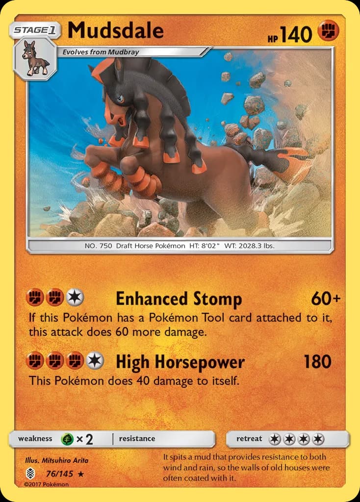 Guardians Rising Mudsdale card front, 76/145