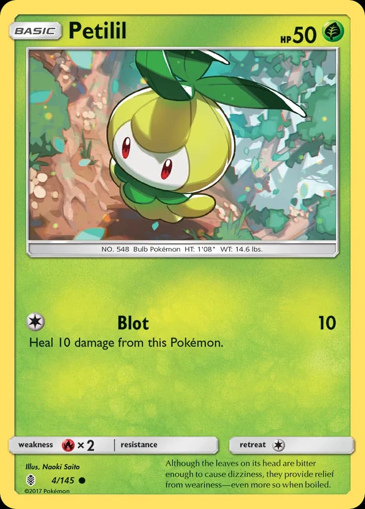 Guardians Rising Petilil card front, 4/145