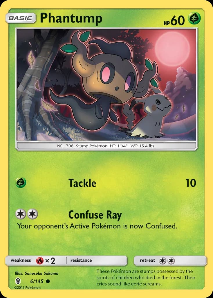 Guardians Rising Phantump card front, 6/145