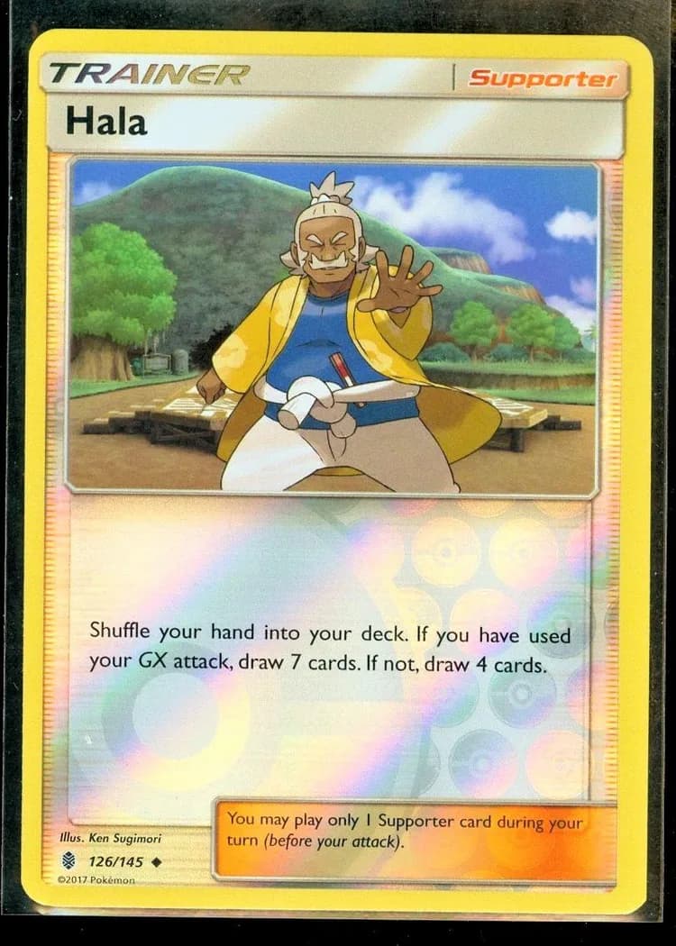 Hala reverse holo card front, Guardians Rising 126/145