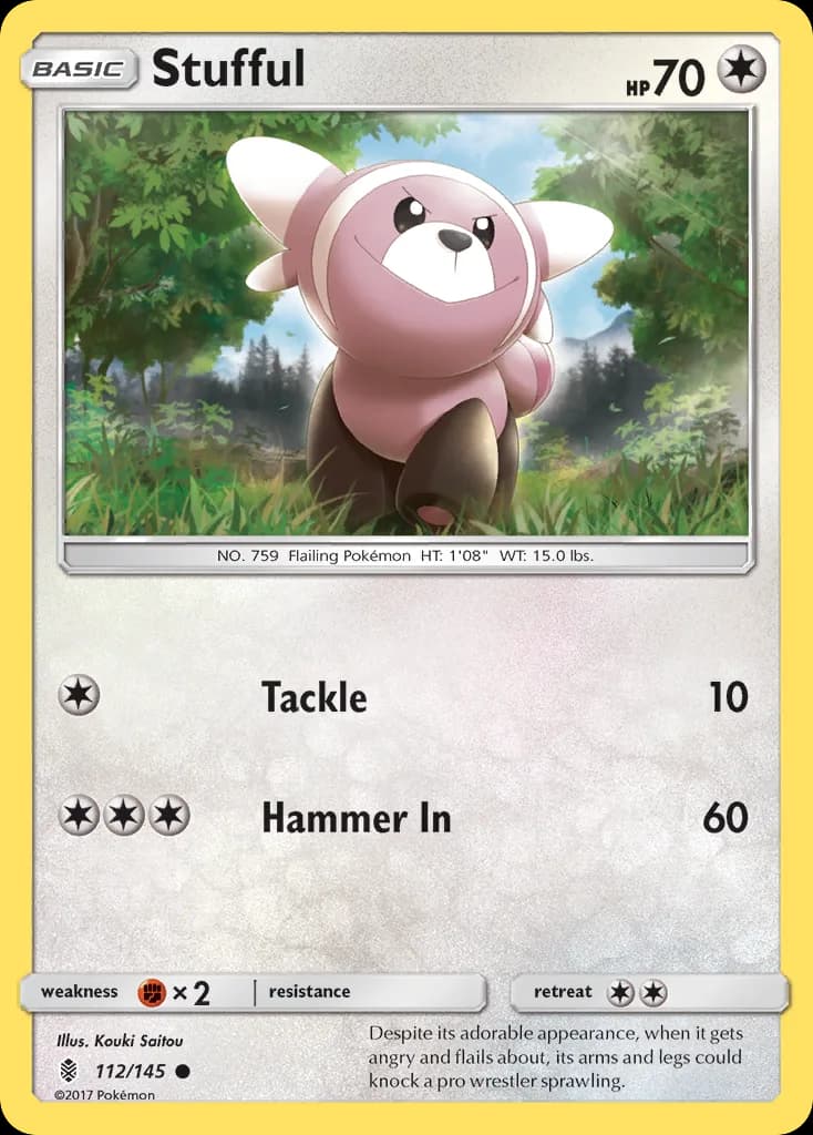 Guardians Rising Stufful card front, 112/145
