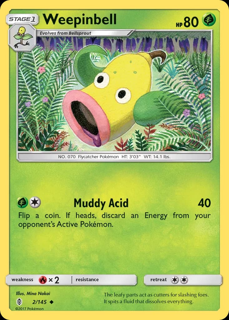 Guardians Rising Weepinbell card front, 2/145