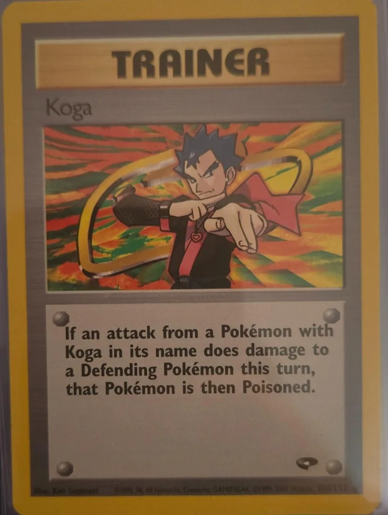 Koga card front, Gym Challenge 106/132