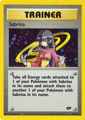 Unlimited Sabrina card front, Gym Challenge 20/132