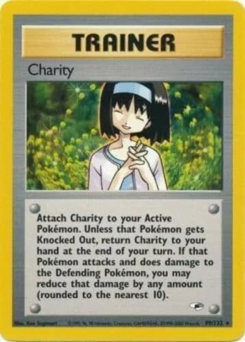 Unlimited Charity card front, Gym Heroes 99/132