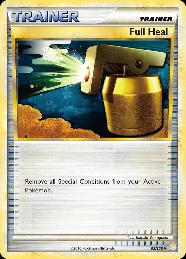 HeartGold & SoulSilver Full Heal card front, 93/123